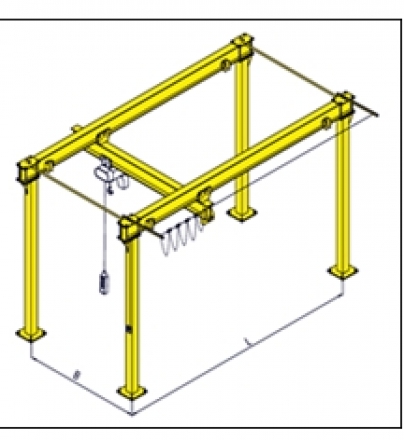 立柱式單梁懸掛起重機(jī)